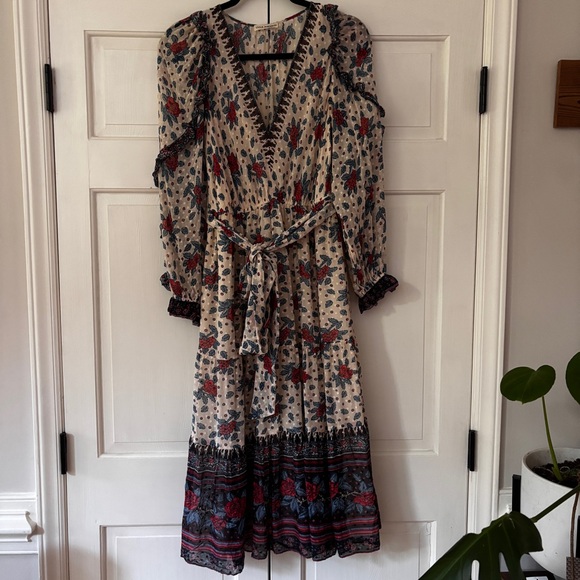 Ulla Johnson Romilly Dress Pristine Size‎ 6 Floral Romantic Feminine Swiss Dot - Picture 14 of 17